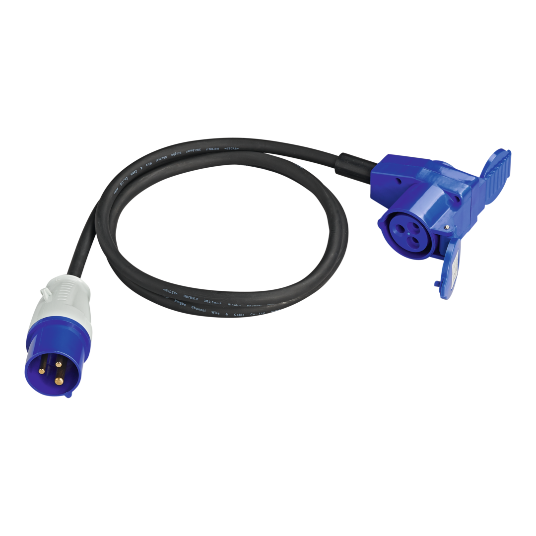 Adapterkabel CEE-Stecker W 150 cm