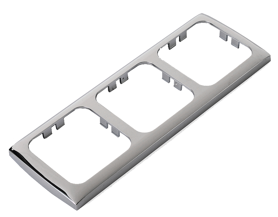 Dreifachrahmen SOFTLINE chrom