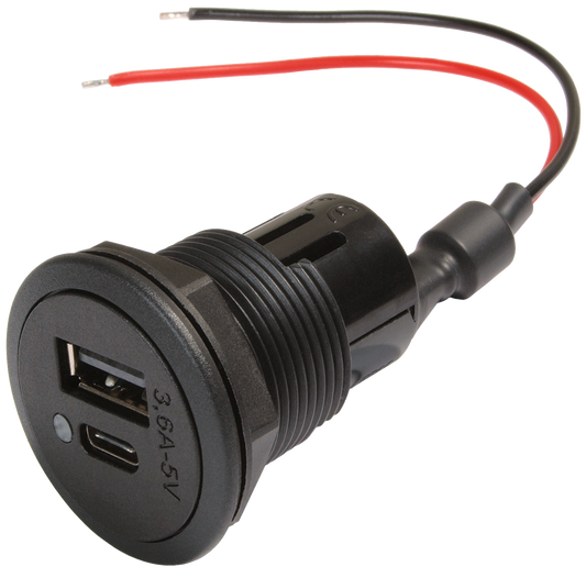 Power USB-C/A Doppelsteckdose