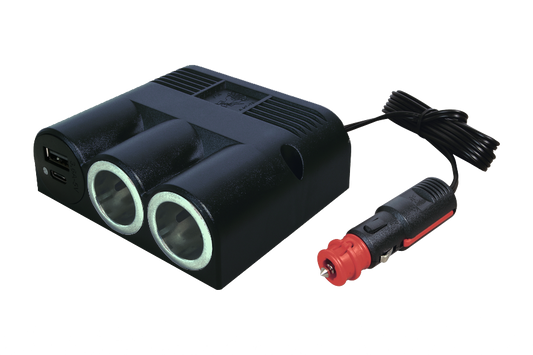 Dreifachsteckdose mit USB NV