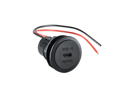 Power USB-C Einbausteckdose PD/QC
