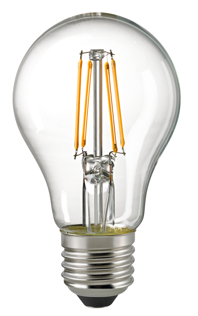4,5W Normale Filament klar E27 470lm