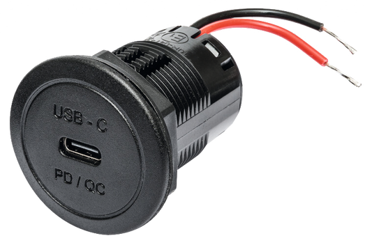 Power USB-C Einbausteckd. PD/QC 60 W
