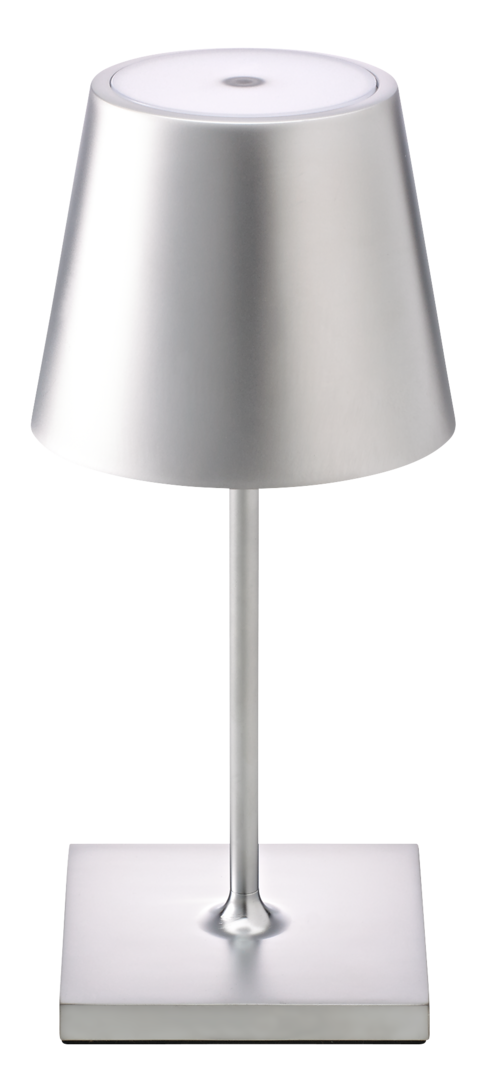 Akku-Tischleuchte NUINDIE Mini silber
