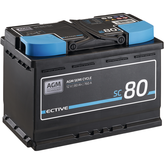 ECTIVE SC 80 AGM Semi Cycle 80Ah (S) (D)