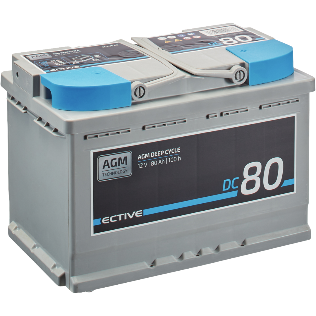 ECTIVE DC 80 AGM Deep Cycle 80Ah (S) (D)