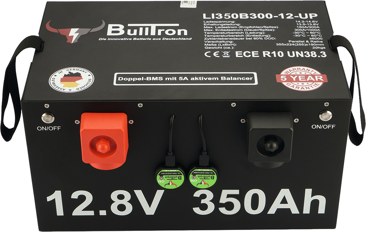 Lithiumbatterie Bulltron 350Ah Untersitz