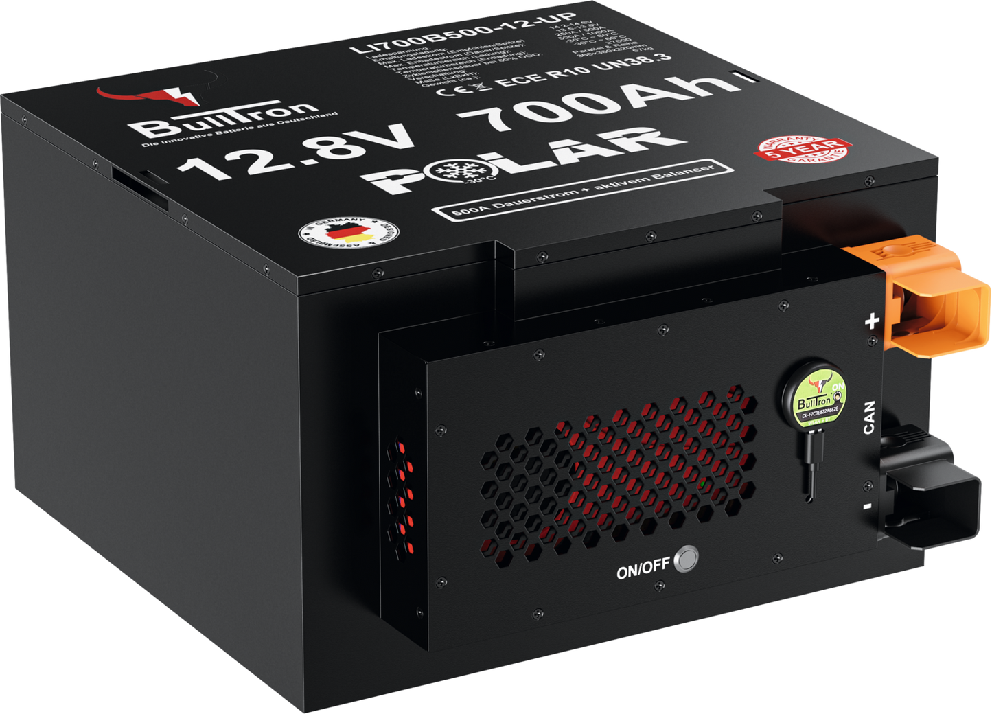 Lithiumbatterie Bulltron 700Ah Untersitz