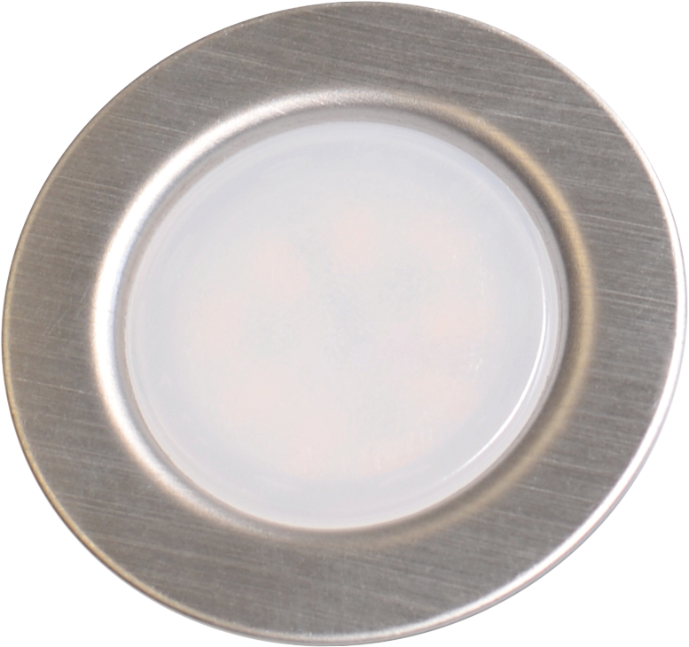 LED-Einbauspot Vega 48 brushed steel