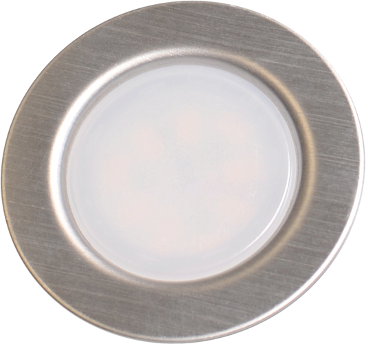 LED-Einbauspot Vega 48 brushed steel