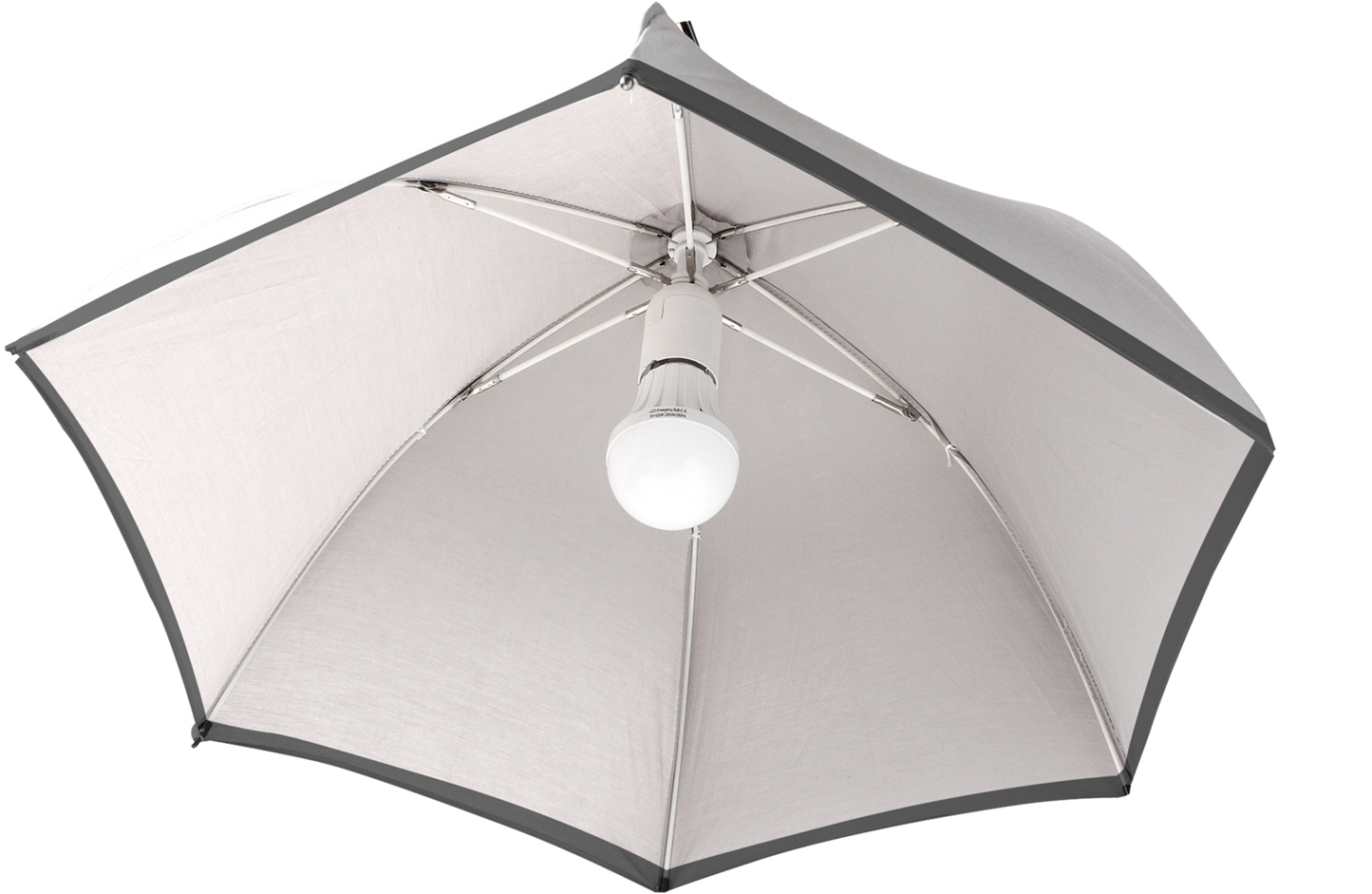Schirmlampe SIXRAY beige (A)