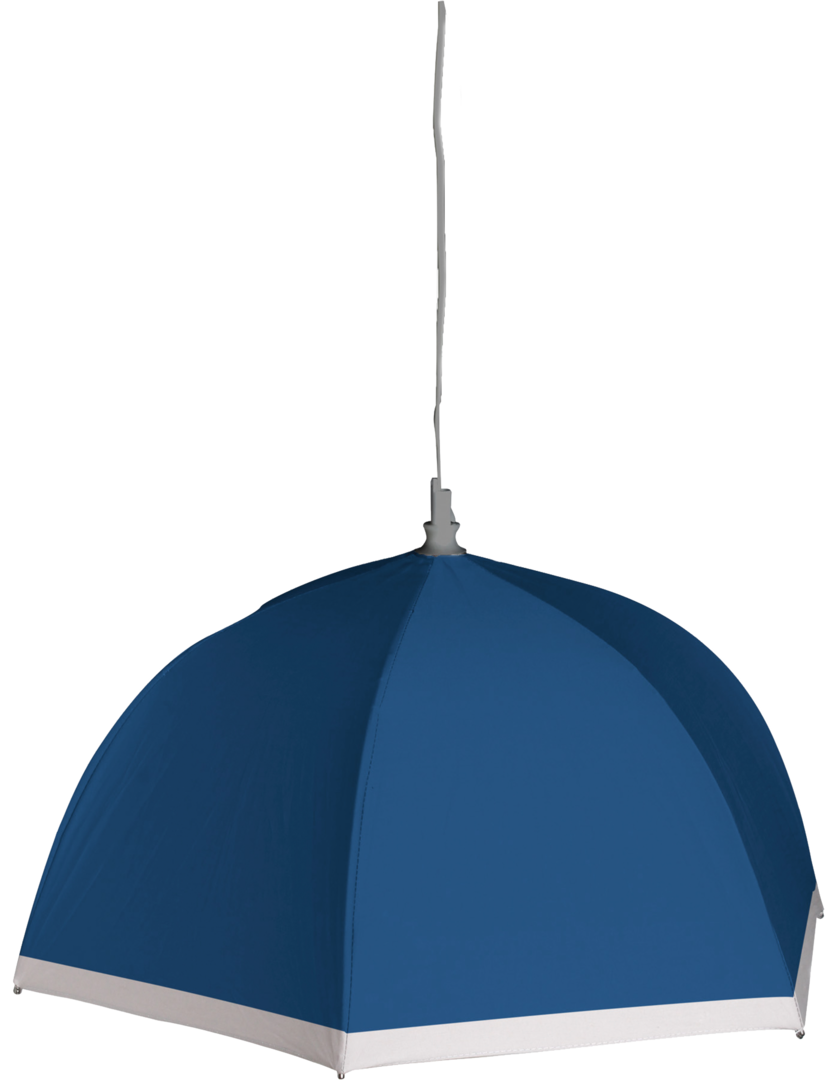 Schirmlampe SIXRAY blau (A)