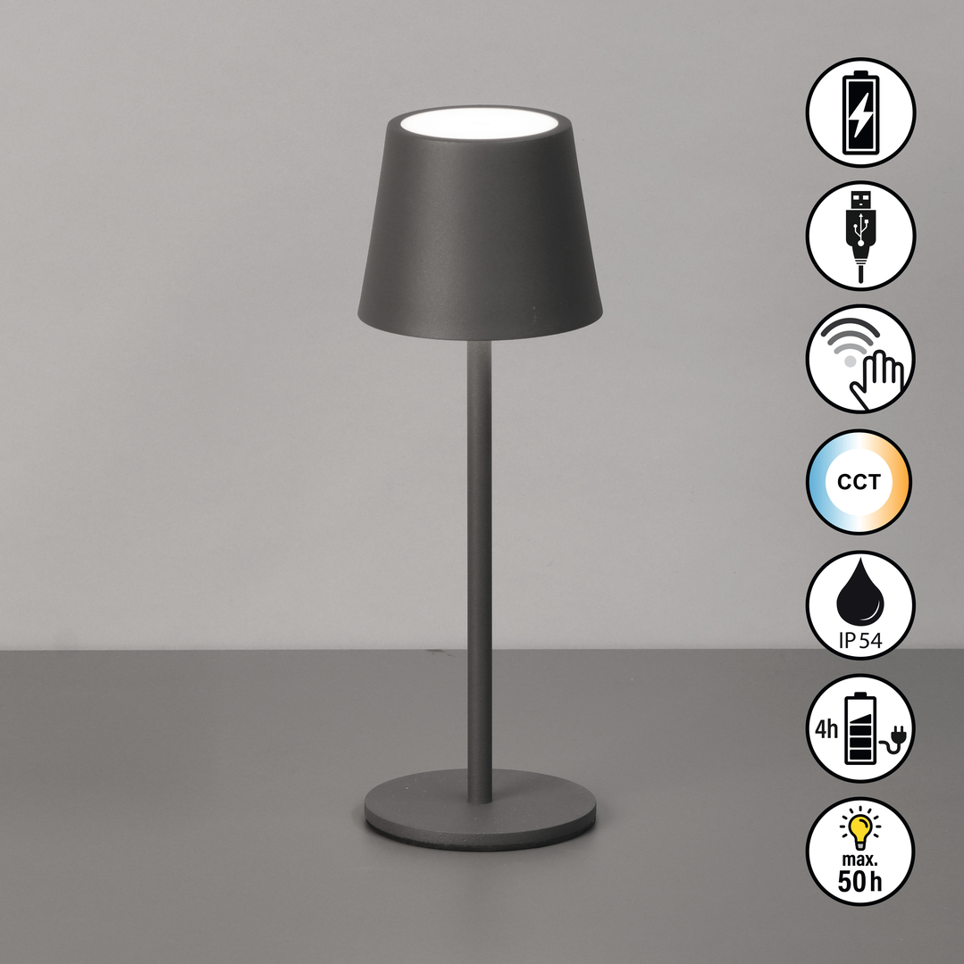 Lampe ROXI grau