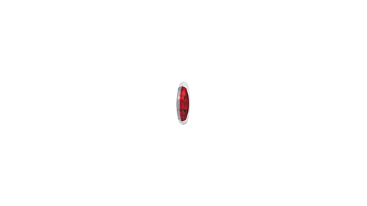 Umrissleuchte oval weiß links