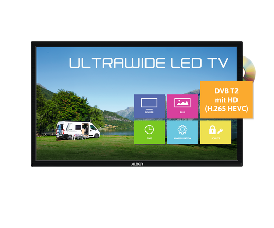 ALDEN Ultrawide LED-TV 24 Zoll (D)