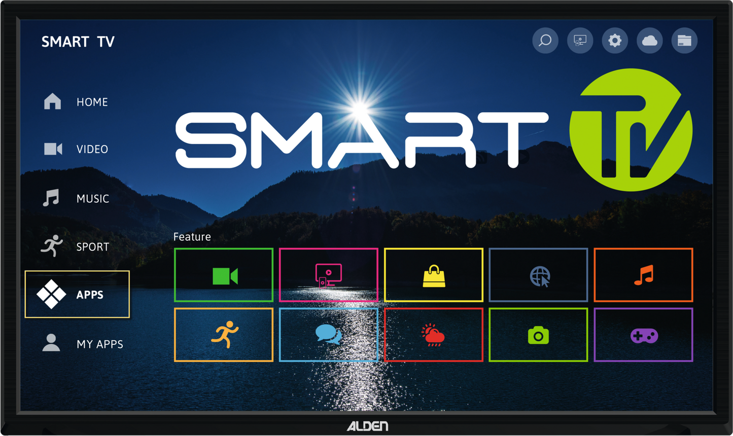 ALDEN LED-TV 24 Zoll Smartwide (D)