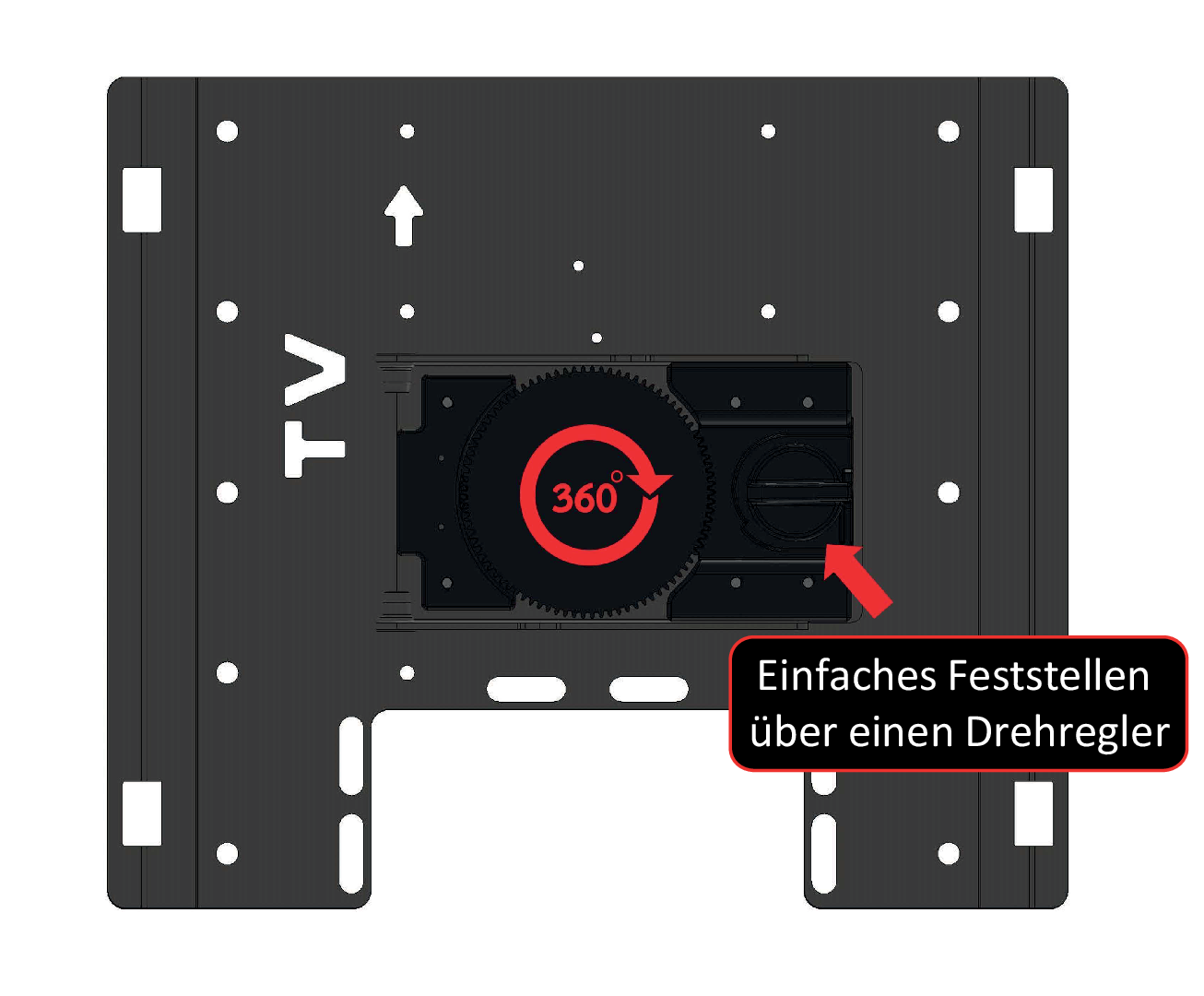 alphatronics SLIM MOUNT 290 Rotation