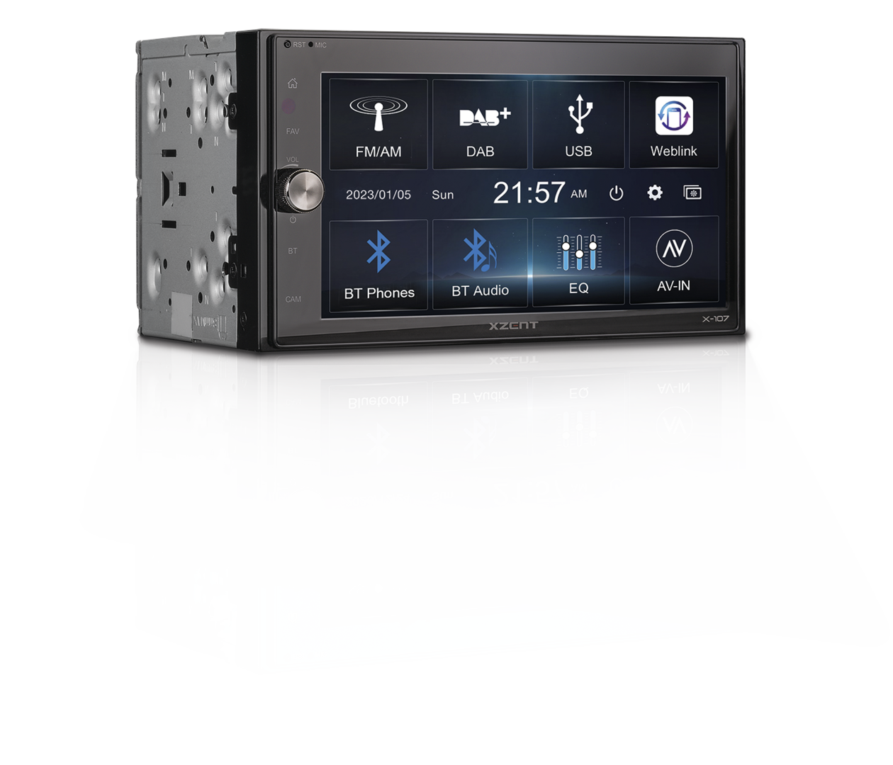 XZENT X-107 2-DIN Infotainer (R)