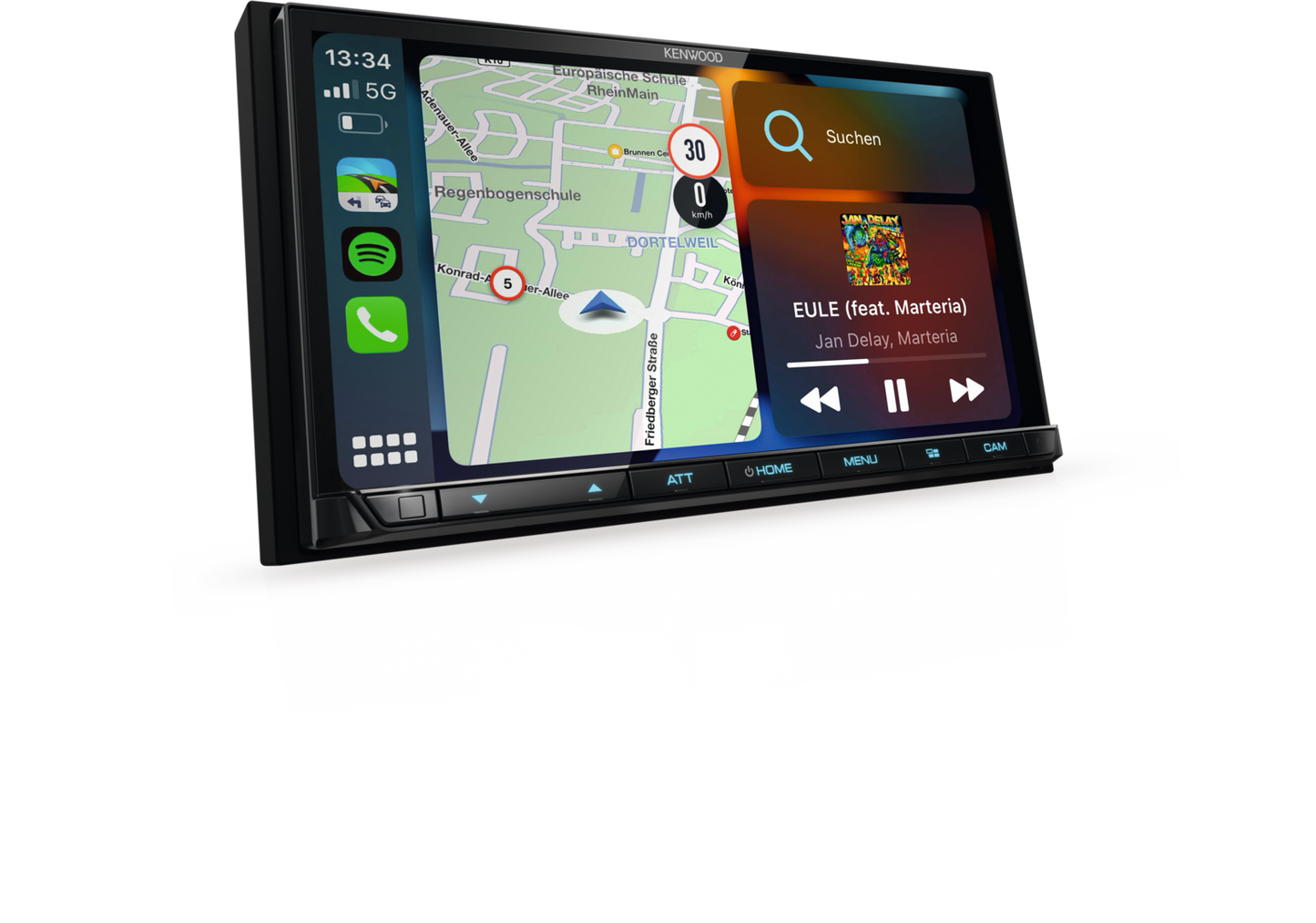 Kenwood DMX8021DABS 2-Din Moniceiver (B)