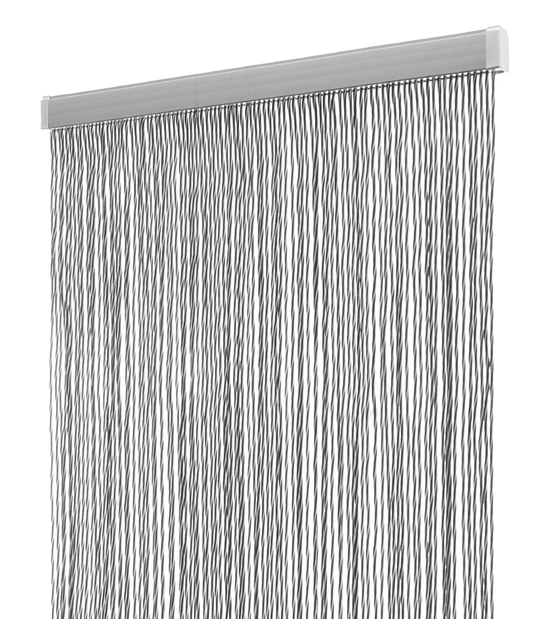 Vorhang STRING grau 100 x 220 cm
