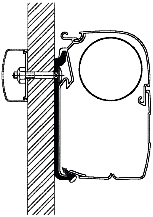 Flach-Adapter Serie 5, 350 cm (S)