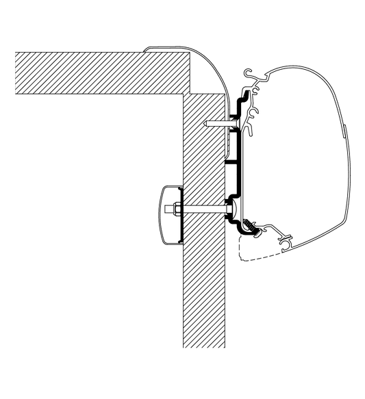 Frankia Adapter 550cm (S) (B)