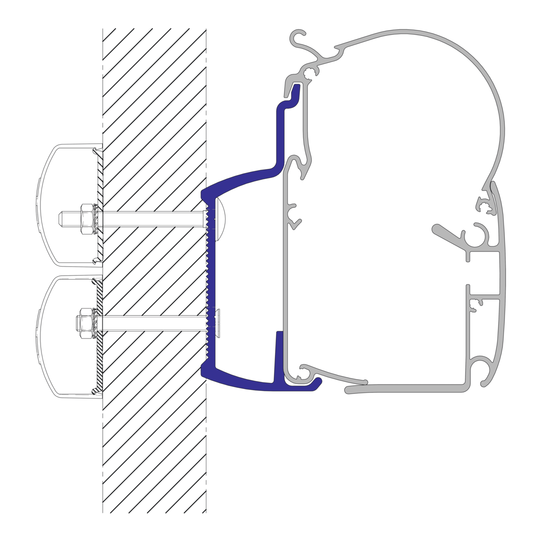 Adapter PW Chausson, Arca 300 cm   (R)