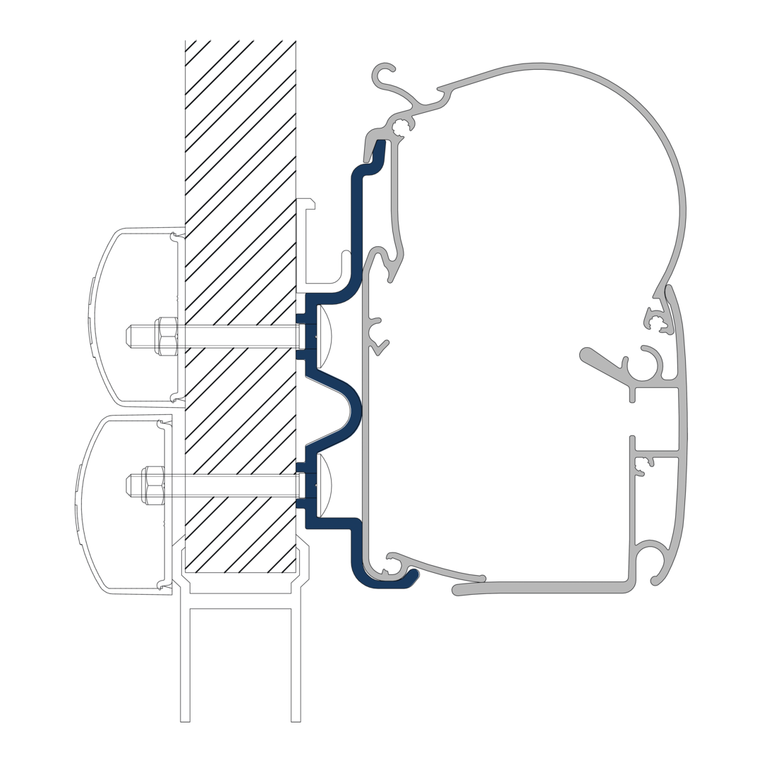 Adapter PW Hymer Camp 4-tlg.   (R)