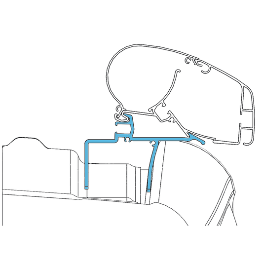 Adapter VW Crafter ab2017 2Teile RHT (R)