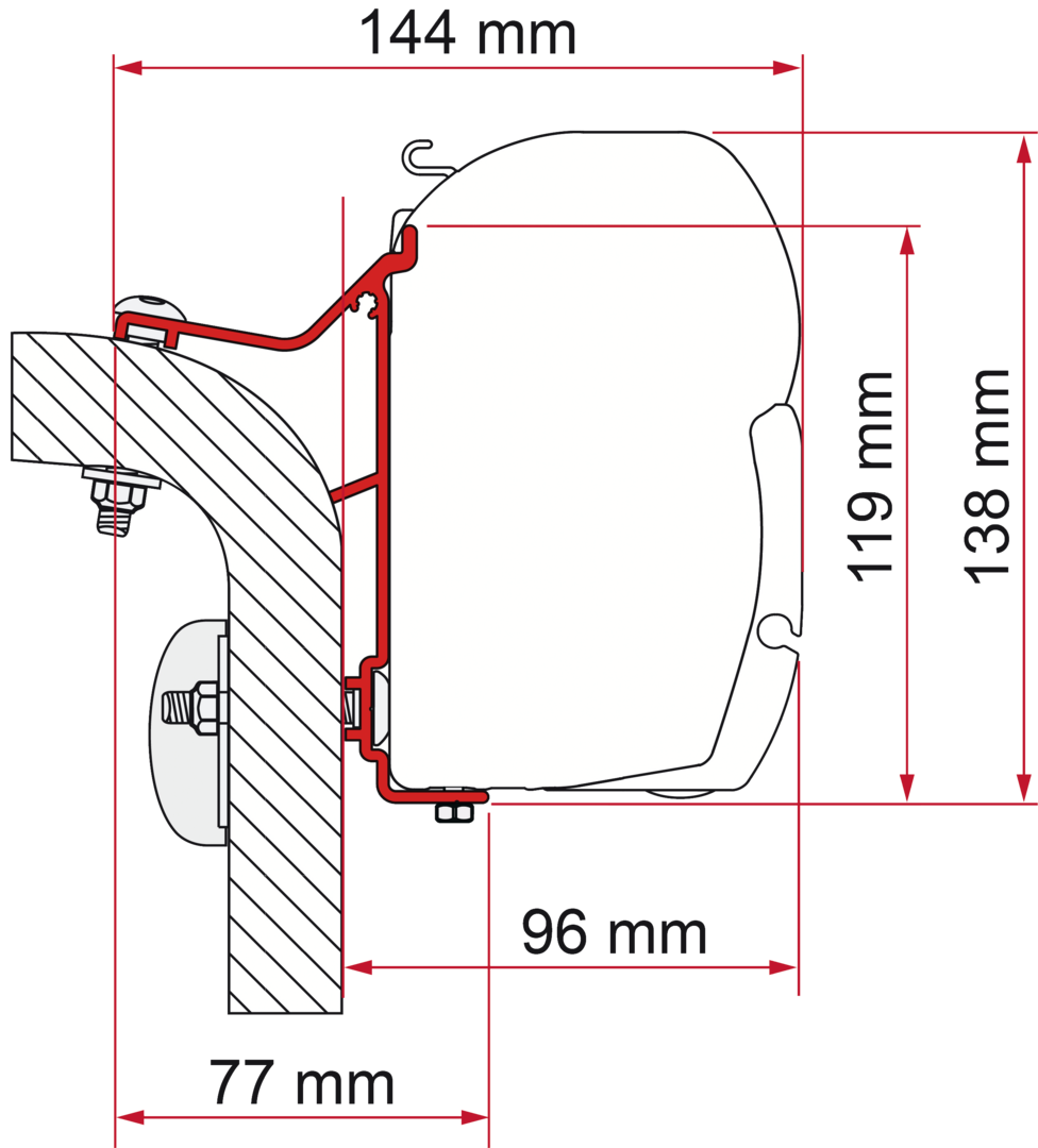 Adapter Hymer Van-B2 450 (S)