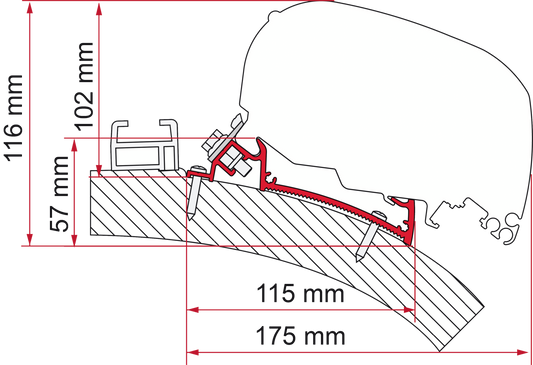Adapter F80-F65 Carthago Chic 490 (S)(B)
