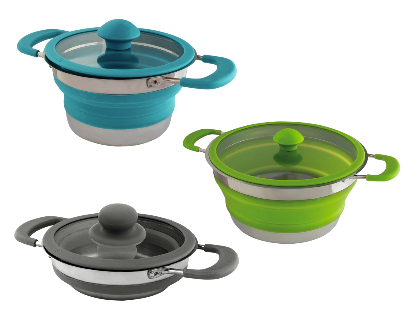 Pfanne mit Deckel 1,5 l königsblau (R)