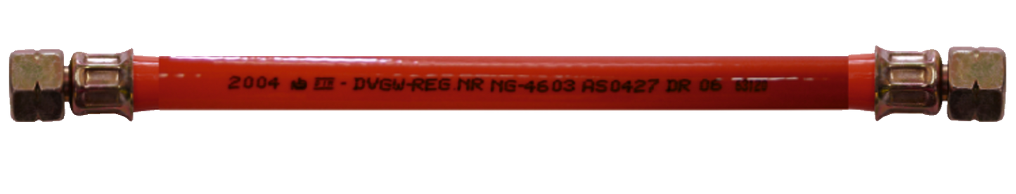 Gasschlauch 40 cm (2x 1-4 Zoll) NV