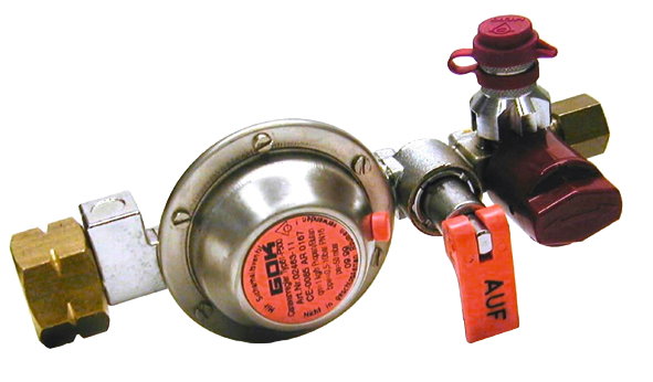 Regleranlage (in Leitung) 50 mbar (D)