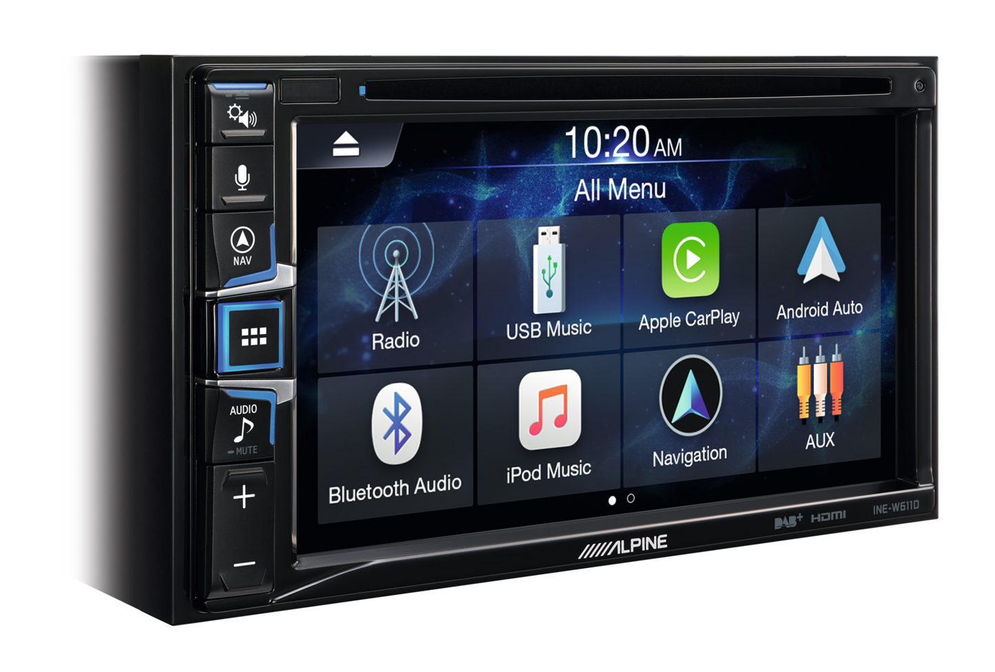 ALPINE Navigationssystem INE-W611DU (B)