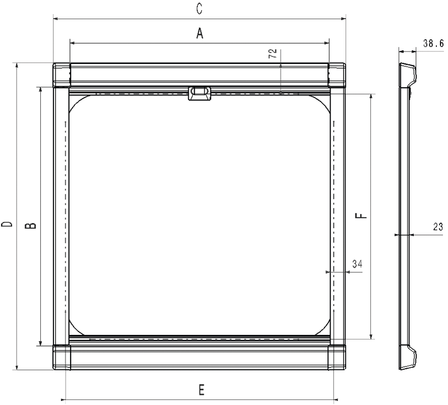 Dometic DB1R 1180 x 530 mm (S)