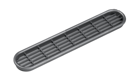 Lüftungsgitter silber 205 x 40 mm