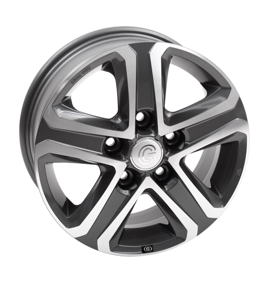 Alufelge GSM6 6,5x16 Anthracite Poli.(A)