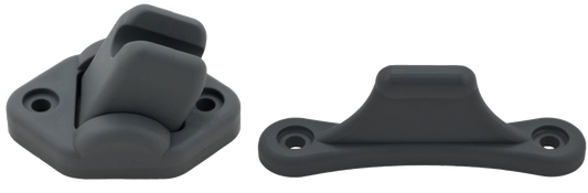 Türfeststeller beweglich 3 mm grau