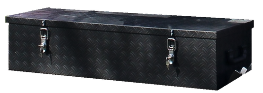 Alu-Gepäckbox schwarz,1050x325x240mm (S)