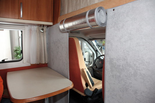 Thermo-Trennvorhang Alkoven-RM hellbeige