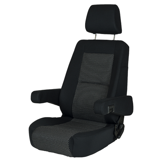 Pilotensitz S 6.1 Stoff Ara schwarz (D)