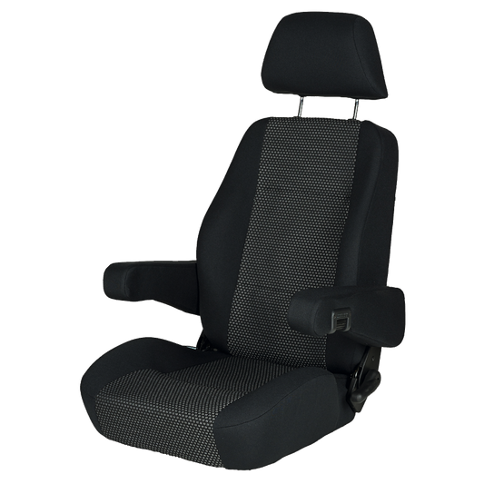 Pilotensitz S 8.1 Stoff Ara schwarz (D)