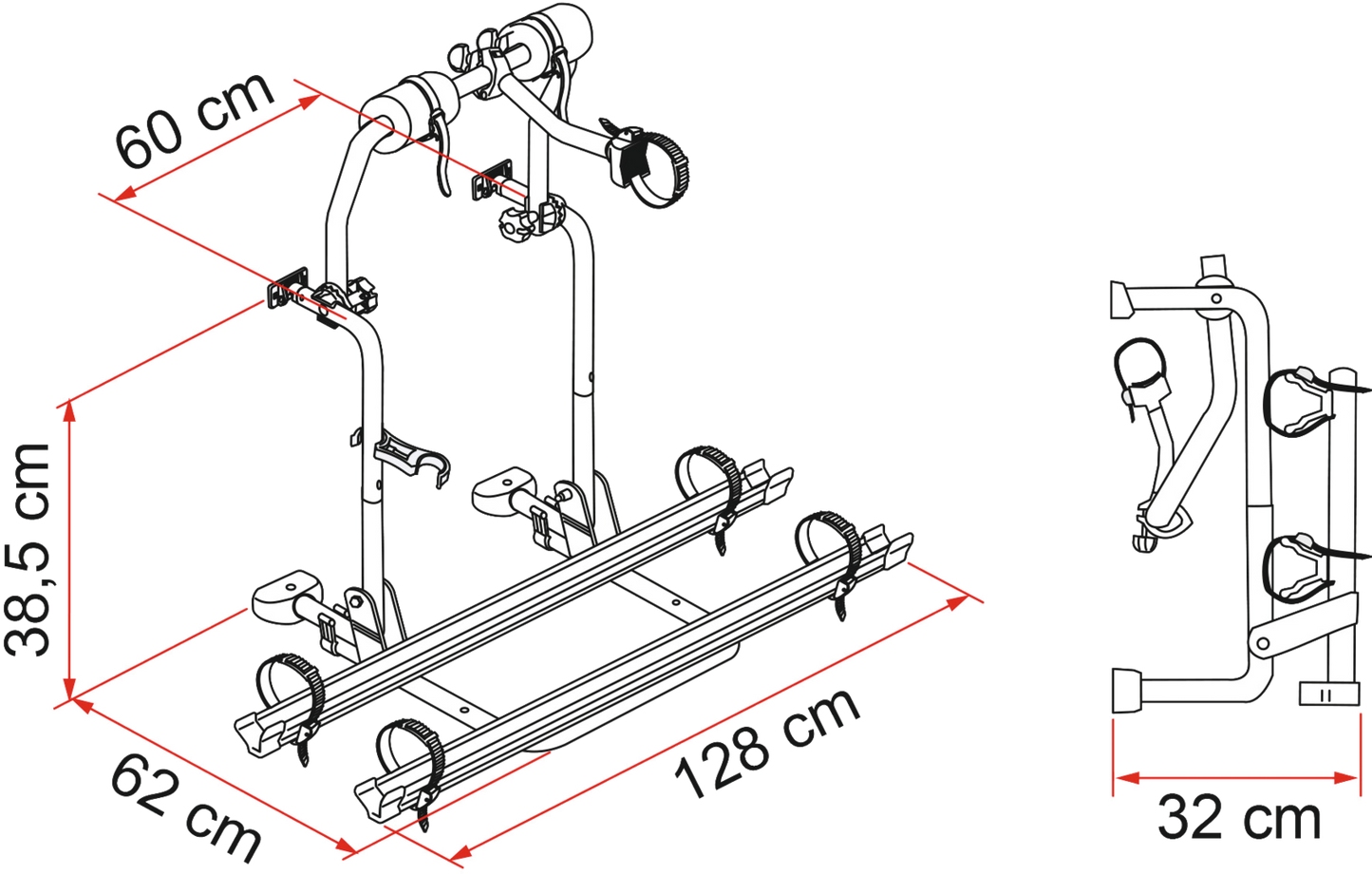 CARRY-BIKE TRIGANO-ROLLER
