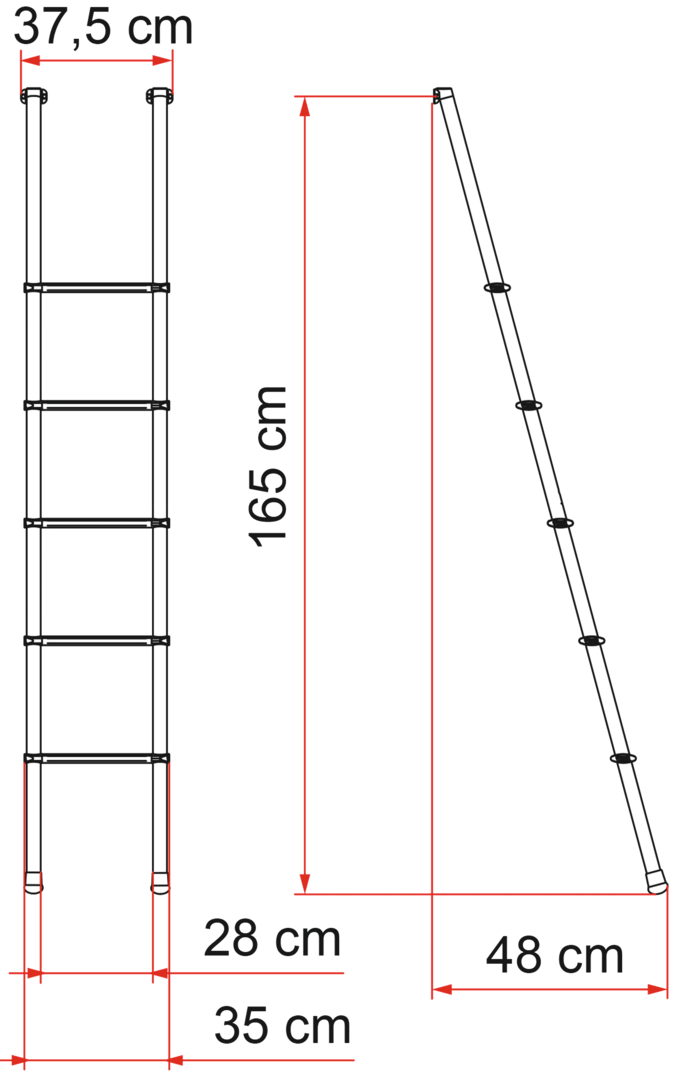 Aluminiumleiter DELUXE 5B