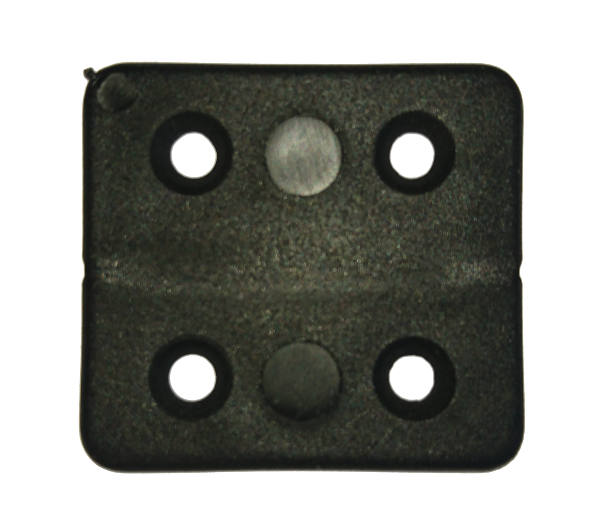 Kunststoff-Scharnier schwarz (4er-Pack)