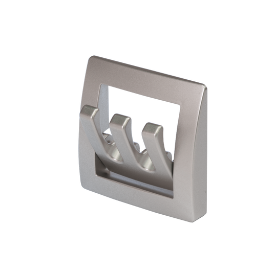 Garderoben-Haken 3-fach silber