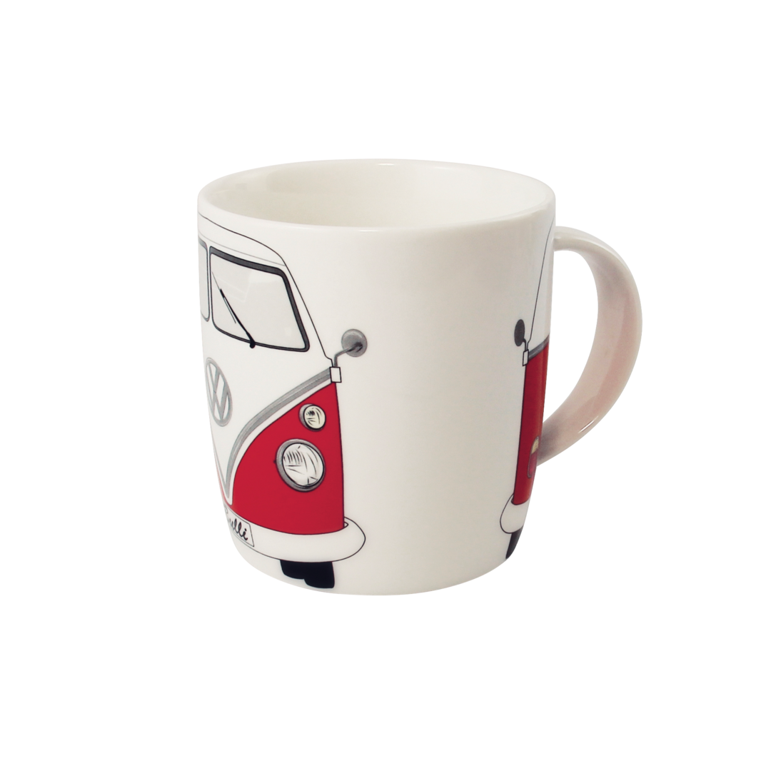 VW Collection Kaffeetasse rot-weiß (R)