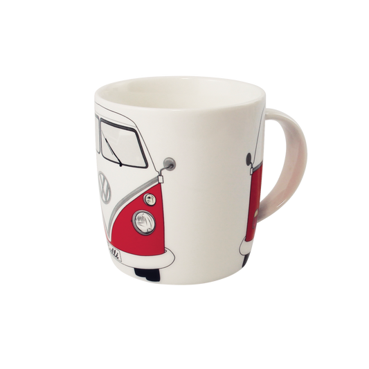 VW Collection Kaffeetasse rot-weiß (R)