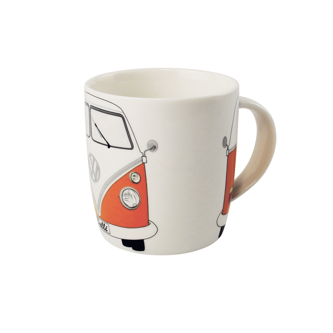 VW Collection Kaffeetasse orange-weiß(R) (1)